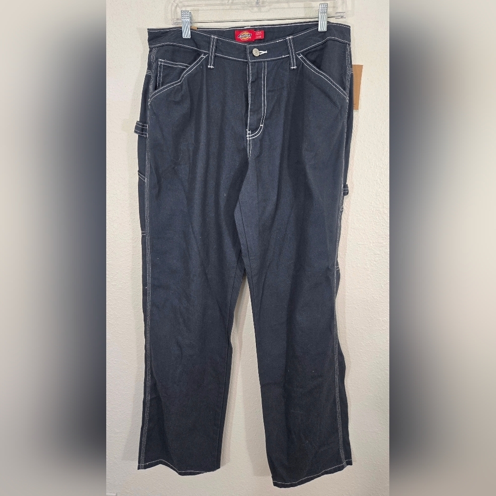 *NWT* Dickies Gray Relaxed Fit Carpenter Pants High Rise Loops Farmcore, 11/30